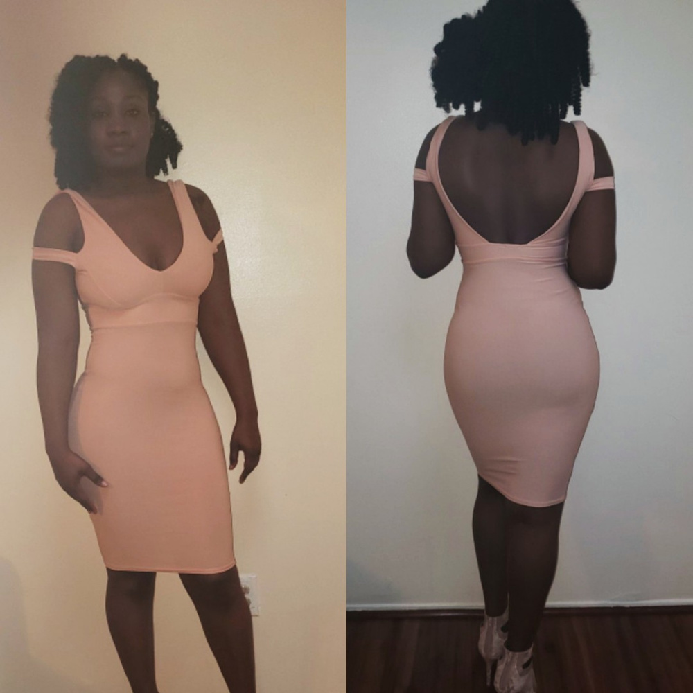 Peach Dress